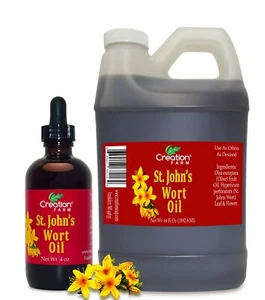 St. Johns Wort Oil - Premium Fresh St. Johns Wort Flower Infusion from Creation - Picture 1 of 7