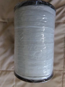 New/Sealed 144 Yards/Yd Spool White Elastic Band Size 3/8" Width-Sewing & Crafts - Picture 1 of 4
