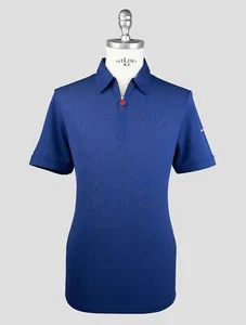 NUEVO POLO KITON ALGODÓN AZUL MEDIA CREMALLERA KMZ30 EU 54 - US 44 - XL KMZ30 - Imagen 1 de 6