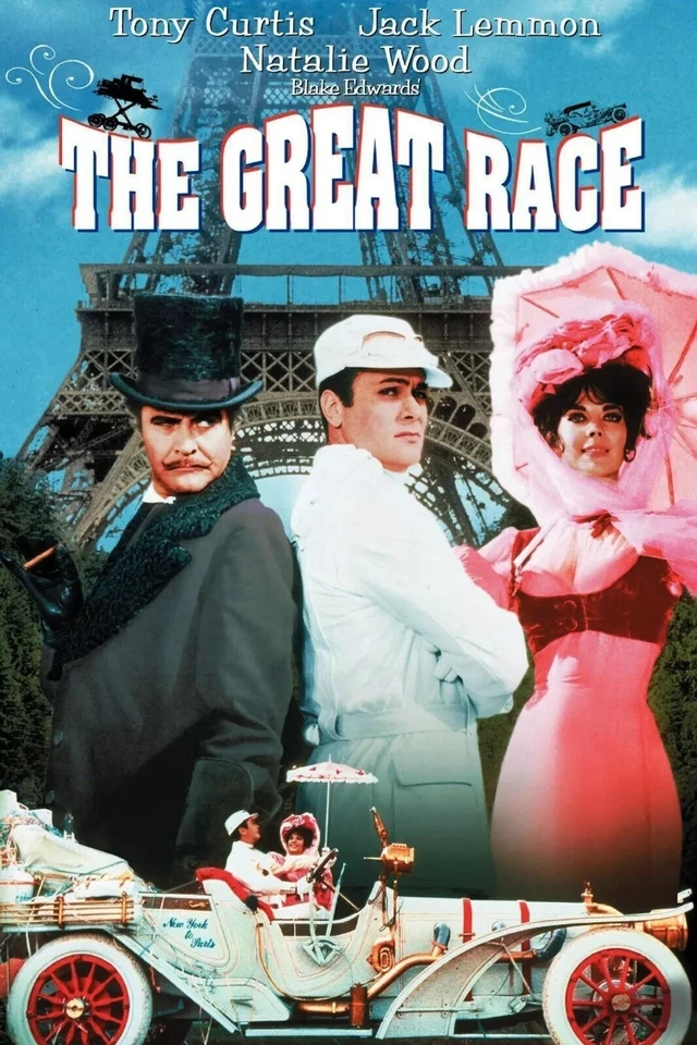 THE GREAT RACE (1965) Jack Lemmon,Tony Curtis - Public Domain DVD NO CASE - Image 1 of 1