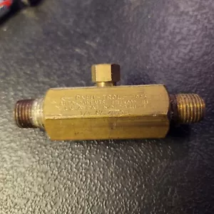 DELTROL 1/4-CV-2000-B PNEU-TROL MESSING DURCHFLUSSREGELUNG RÜCKSCHLAGVENTIL - Bild 1 von 5