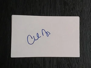 CHARLES NAGY CLEVELAND INDIANS STAR PITCHER SIGNED AUTOGRAPHED INDEX CARD 3X5 B - Picture 1 of 1