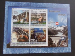 St Thomas & Prince Is 2008 Lynx Squirrel red panda MS MNH UM unmounted mint - Picture 1 of 1