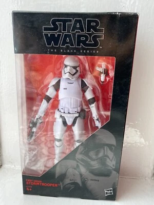 BOXED 6" STAR WARS THE BLACK SERIES #04 FIRST ORDER STORMTROOPER FIGURE HASBRO - Image 1 of 4