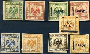 ALBANIE LOT DE 8 TIMBRES NON EMIS NEUF * AVEC CHARNIERE / NEUF SANS GOMME A VOIR - Picture 1 of 2