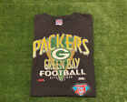 T-shirt vintage Trench Green Bay Packers diamant 75e anniversaire XL années 90 castrol