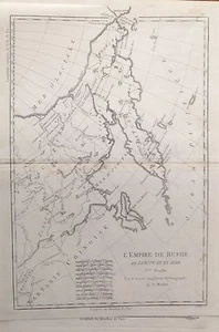 RUSSIA. L'EMPIRE DE RUSSIE. Original map.Bonne, 1787 - Bild 1 von 1