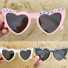 Just Married Heart Sunglasses Unique Style Cute Lens Glasses for Girls