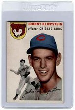 1954 Topps Johnny Klippstein Chicago Cubs #31