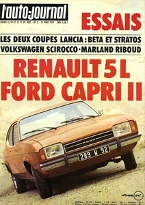 L'AUTO JOURNAL Nr. 5 15.03.1974 CAPRI 1600 R5L LANCIA BETA Coupe & STRATOS - Bild 1 von 1