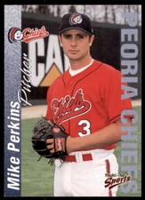 2000 MultiAd Mike Perkins Peoria Chiefs #MIPE