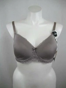 Delta Burke Size 38C Grotto Floral Lace Band Molded Cup Polyester Bra Style 2344 - Picture 1 of 3
