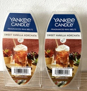 Lot of 2 Yankee Candle Sweet Vanilla Horchata Fragranced Wax Melts 6-Pack - Picture 1 of 3