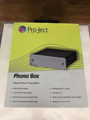 New Boxed Pro-ject Phono Box Phono Preamplifier  - Image 1 of 2