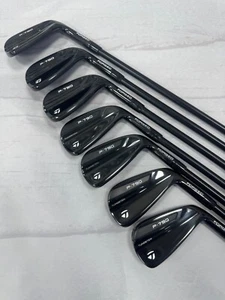 2024 TAYLORMADE P790 IRON SET 4-PW BLACK RH - DYNAMIC GOLD 105 S300 SHAFT (NEW) - Picture 1 of 17