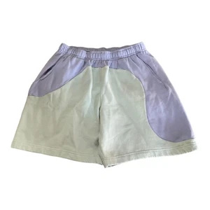 Nike Sportswear Color Clash Shorts XXL Blue Green Cotton Polyester Blend - Picture 1 of 4
