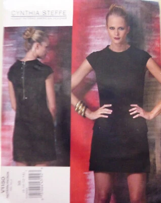 Vogue 1150 60s style dress pattern, uncut, sizes 8-10-12-14, Cynthia Steffe - Image 1 of 2