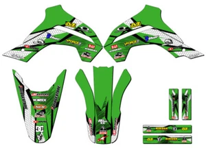 2021-2022 KLX 140 RF PODIUM Green Senge Graphics Kit compatible con Kawasaki - Imagen 1 de 10