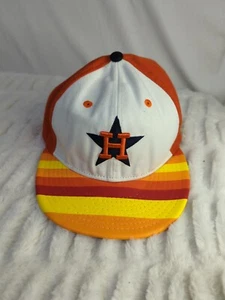 De Colección New Era 59Fifty HOUSTON ASTROS Colección Cooperstown Sombrero a Rayas Adulto RARO - Imagen 1 de 14