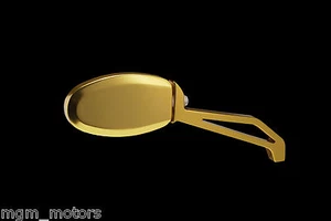 Mapam Aggressive Mirror specchio moto retrovisore Alluminio GOLD cafe racer brat - Picture 1 of 1