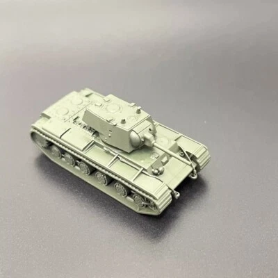 3D printed 1/144 WW II Soviet KV-1 Heavy Tank Finished painted model - Image 1 of 4