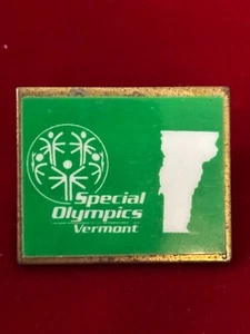 Spilla da bavero vintage Special Olympics Vermont 1" - Foto 1 di 2