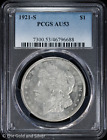 1921-S $1 Morgan Silver Dollar PCGS AU 53
