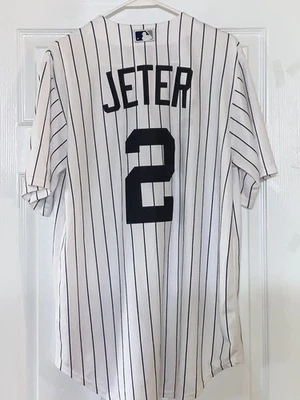 NIKE NEW YORK YANKEES DEREK JETER MEDIUM STITCHED JERSEY - Image 1 of 4