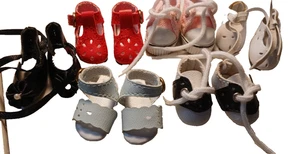 SHOE CLEARANCE! 6 Pairs 32-35mm about 1 and 1/4 in, Doll Shoes-Small, BJD - Picture 1 of 6