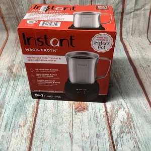 Instant Pot Magic Froth 9-in-1 Electric Milk Steamer Frother 600 Watts 17 Ounce - Picture 1 of 6