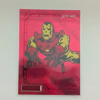 Iron Man 2024 Upper Deck Allegiance Marvel Secret Wars Red Diamonds #28/49 Omega - Image 1 of 2