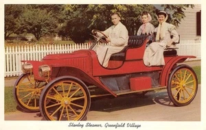 Stanley Steamer Greenfield Village, MI Henry Ford Museum 1950er Vintage Postkarte - Bild 1 von 2