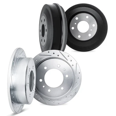 For Nissan Urvan 02-12 Brake Rotor Set DFC Premium Drilled & Slotted Front & Foto 1 de 3