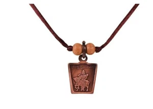 Shukra Yantra Copper Locket/ Shukra Dev Yantra Locket In Red Silk Thread - Picture 1 of 2