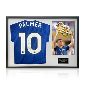 Cole Palmer signiertes Chelsea Trikot klassischer Rahmen - Bild 1 von 3