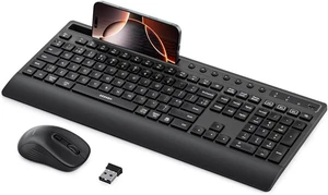 Seenda Wireless Bluetooth Keyboard & Mouse – Multi-Device, Quiet, UK Layout - Afbeelding 1 van 19