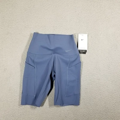 Nike Universa Leggings Womens XS Blue High Rise 8 Inch Training Dri-FIT Athletic - Image 1 of 4