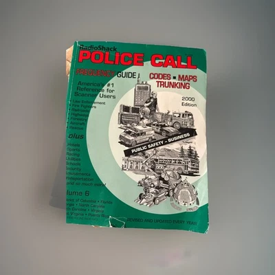 Vintage Radio Shack Police Call Freq Guide! 2000 Edition! GUC - Image 1 of 4