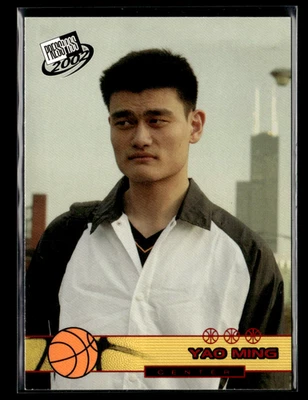 Pase de prensa Yao Ming 2002 rojo #T18 Foto 1 de 2