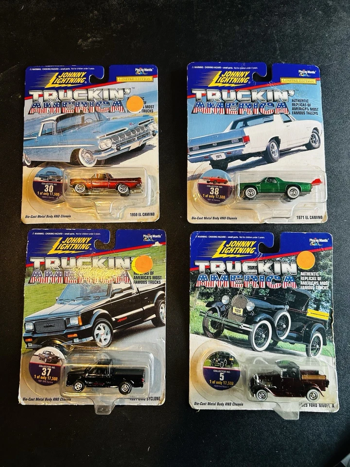 Lote de 4 Johnny Lightning Truckin' America. Foto 1 de 4