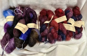 8 Skeins Wool in the Woods Yarn Poppy Patch & Thief in the Night - Picture 1 of 5