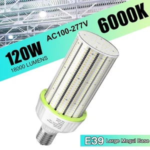 120W LED Corn Light Bulb Commercial Grade Warehouse Factory Garage Area Lighting - Picture 1 of 12