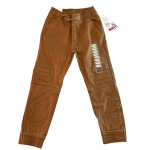 One Point One Jungen Stretch Khaki Jogginghose Tabak Braun Größe 5 Neu mit Etikett - Bild 1 von 6