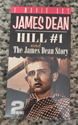 James Dean 2 Pack VHS - Hill #1 and The James Dean Story 2 Movies Box Set - Image 1 of 2