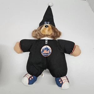 NY Mets 11" peluche orsacchiotto mascotte roba buona MLB giocattolo vintage baseball - Foto 1 di 8