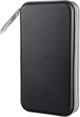 Estuche Cartera CD, Capacidad 80 DVD VCD Medios Blu-Ray Estuche Billetera Soporte Foto 1 de 4