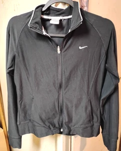 Nike Fit Dry Black Track Jacket Women's SIZE SMALL - Picture 1 of 2