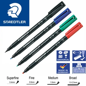 STAEDTLER Lumocolor Permanent Marker - Assorted Colours, Widths and Pack Sizes - Picture 1 of 10
