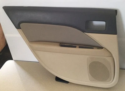 Nuevo panel de moldura de puerta trasera Ford LH genuino OEM 2010-2012 Fusion color camel bronceado Foto 1 de 4