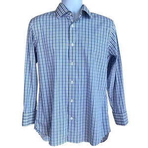 Camisa de vestir Bonobos para hombre elástica calce a medida mezcla de algodón talla 16x32 carrera - Imagen 1 de 7